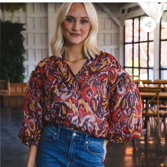 Fate Button Up Blouse - Picture 2 of 5